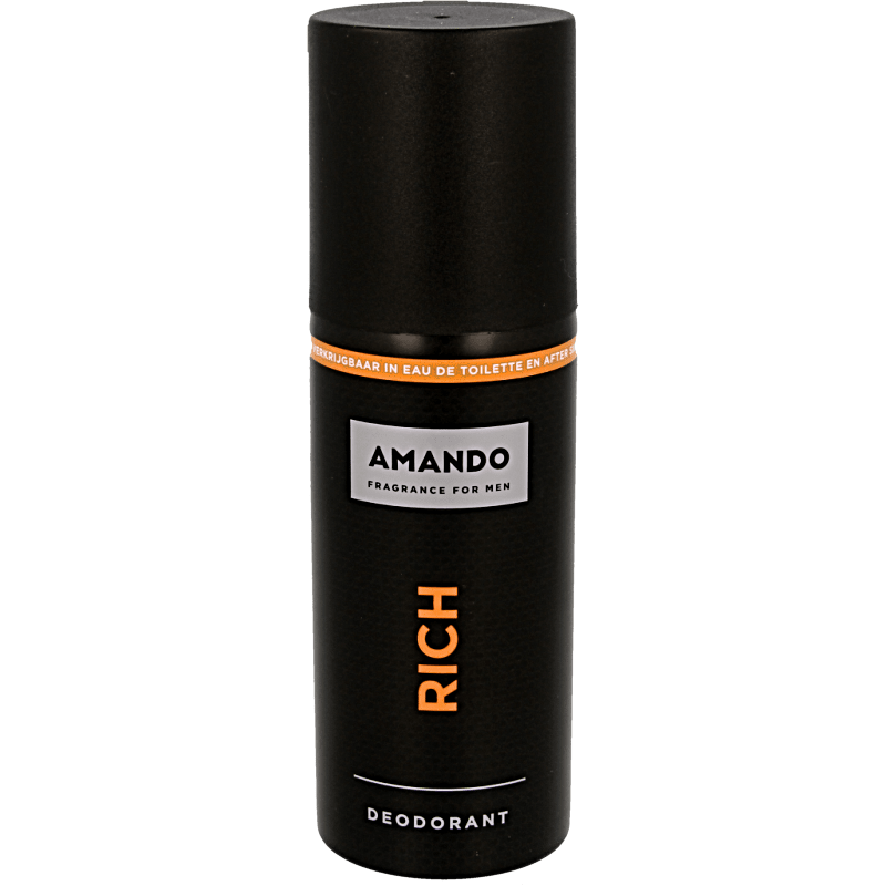 Amando Deodorant spray rich 150 Milliliter - DrogistWereld