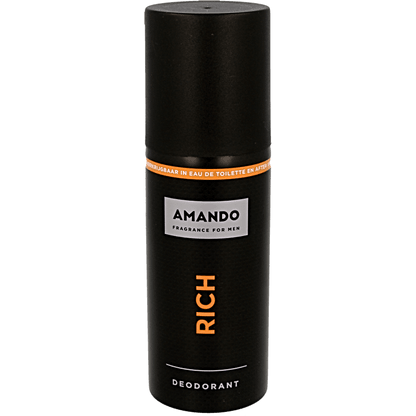 Amando Deodorant spray rich 150 Milliliter - DrogistWereld