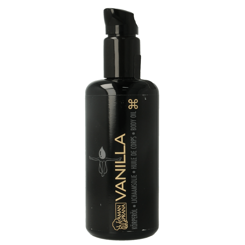 Amanprana Lichaamsolie vanilla bio 200 Milliliter - DrogistWereld