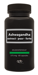 APB Holland Ashwagandha extract puur forte 575mg 60 Vegetarische capsules - DrogistWereld