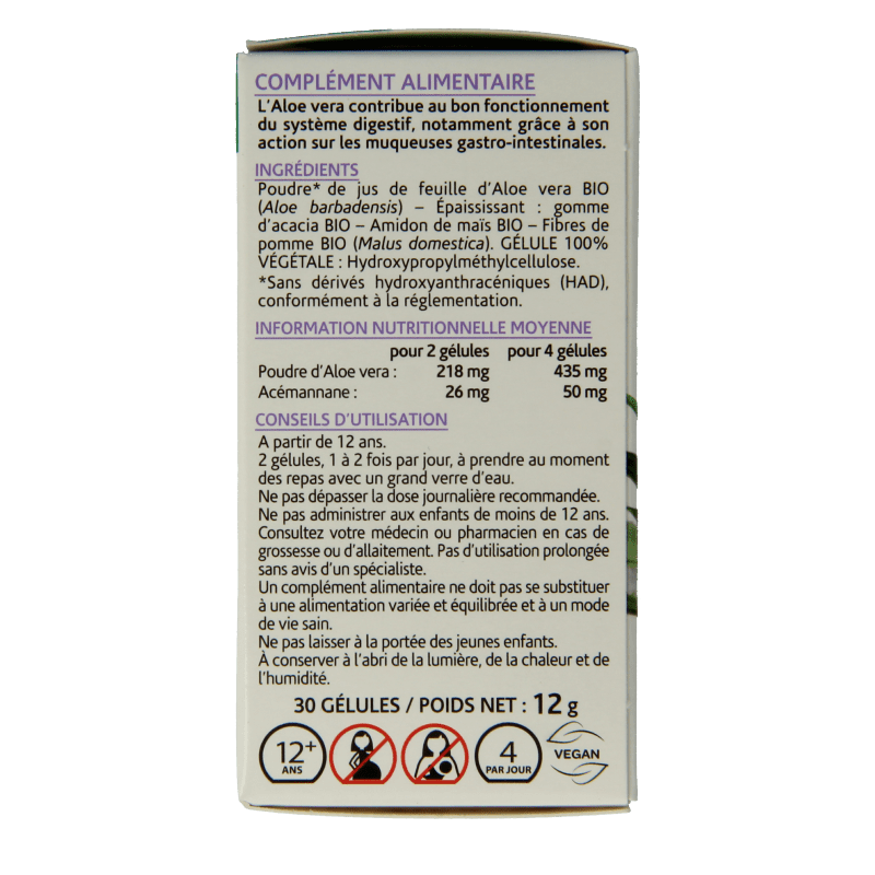 Arkocaps Aloe vera bio 30 Capsules - DrogistWereld