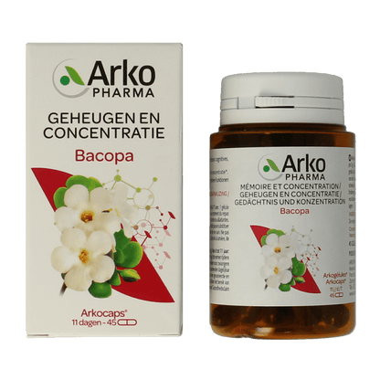 Arkocaps Bacopa 45 Capsules - DrogistWereld