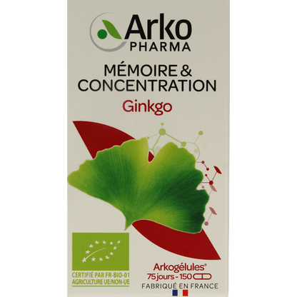 Arkocaps Ginkgo bio 150 Capsules - DrogistWereld
