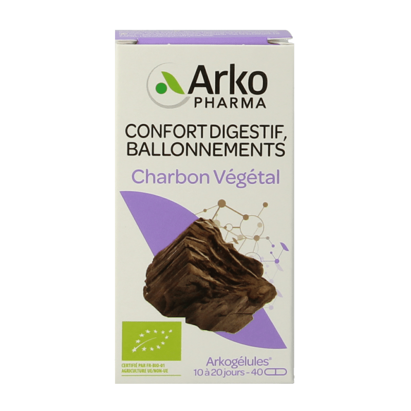 Arkocaps Plantaardige kool bio 40 Capsules - DrogistWereld