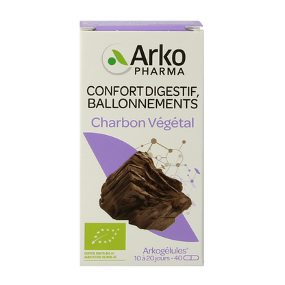 Arkocaps Plantaardige kool bio 40 Capsules - DrogistWereld