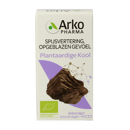 Arkocaps Plantaardige kool bio 40 Capsules - DrogistWereld