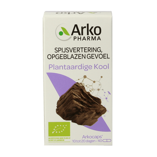 Arkocaps Plantaardige kool bio 40 Capsules - DrogistWereld