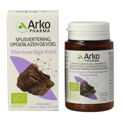 Arkocaps Plantaardige kool bio 40 Capsules - DrogistWereld