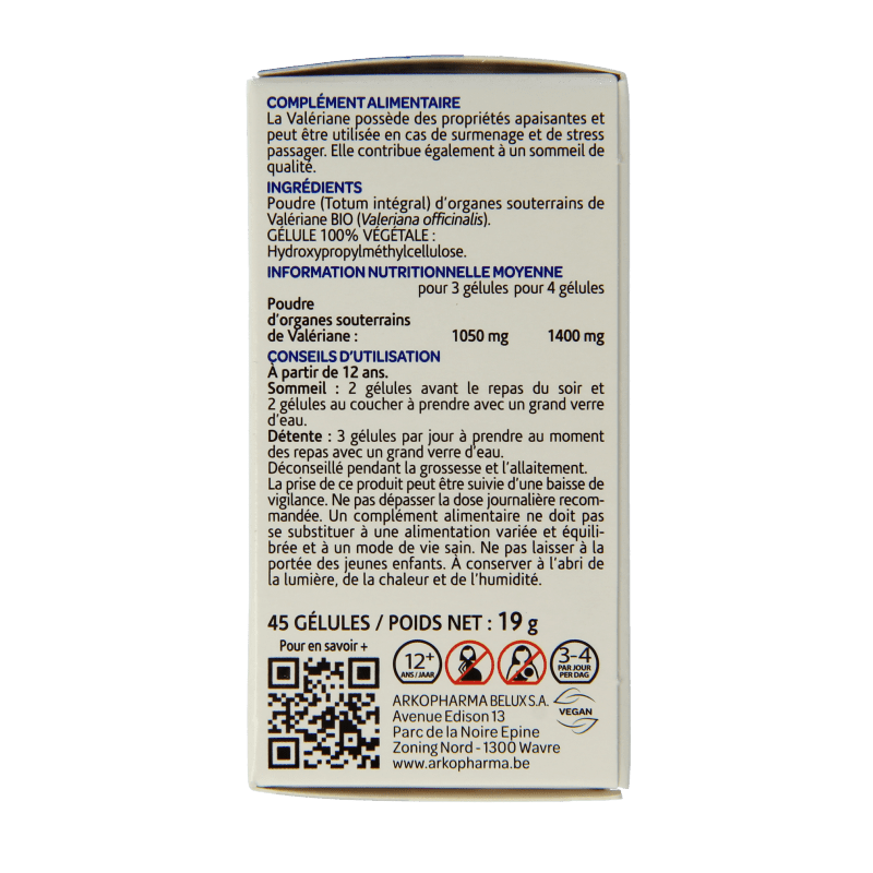 Arkocaps Valeriaan bio 45 Capsules - DrogistWereld