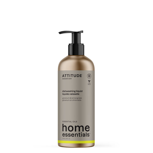 Attitude Afwasmiddel geranium & citroengras 473 Milliliter - DrogistWereld