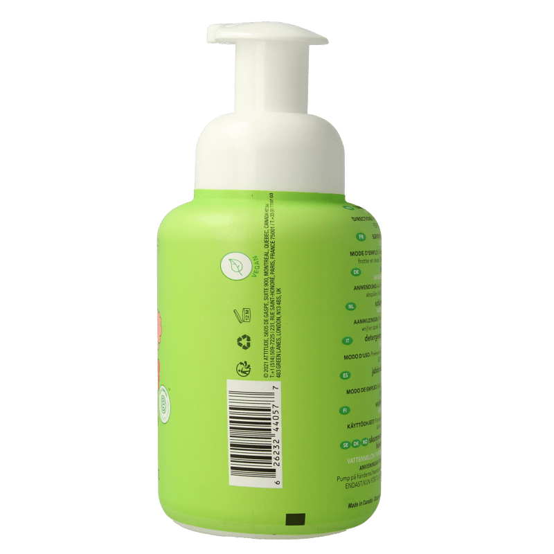Attitude Handzeep little leaves watermeloen kokos 295 Milliliter - DrogistWereld