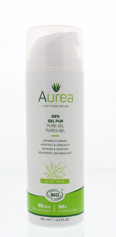 Aurea Aloe vera huidgel 98% 150 Milliliter - DrogistWereld