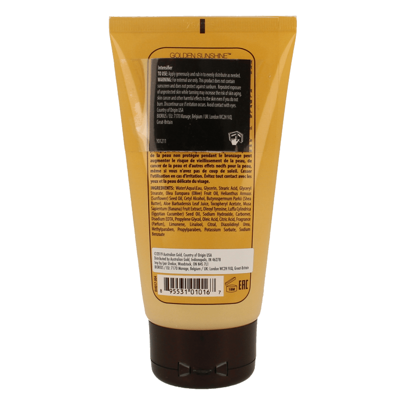 Australian Gold Golden sunshine intensifier 130 Milliliter - DrogistWereld