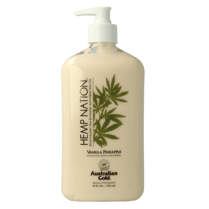 Australian Gold Hemp nation tan extender vanilla pineapple 535 Milliliter - DrogistWereld