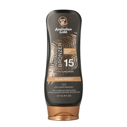 Australian Gold Lotion met bronzer SPF15 237 Milliliter - DrogistWereld