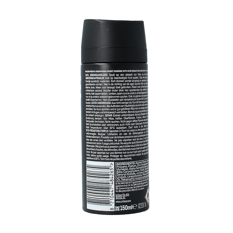 AXE Deodorant bodyspray black 150 Milliliter - DrogistWereld