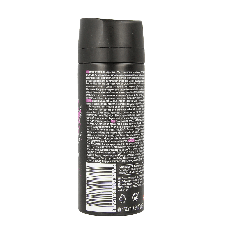 AXE Deodorant bodyspray excite 150 Milliliter - DrogistWereld