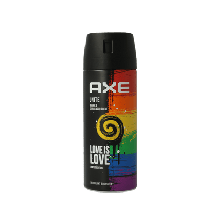 AXE Deodorant bodyspray unite pride 150 Milliliter - DrogistWereld