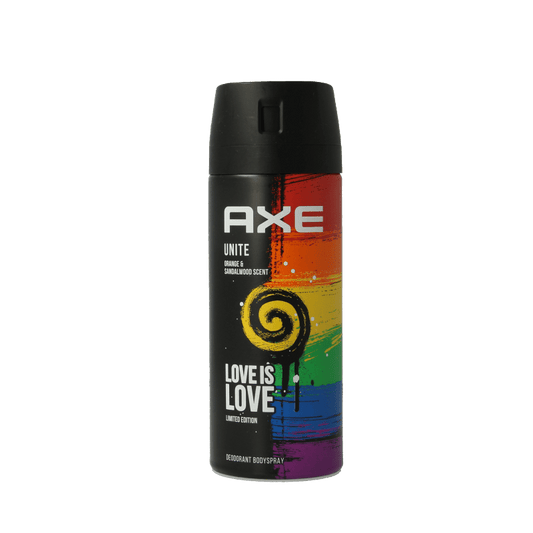 AXE Deodorant bodyspray unite pride 150 Milliliter - DrogistWereld