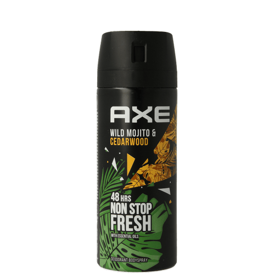AXE Deodorant bodyspray wild mojito & cedarwood 150 Milliliter - DrogistWereld