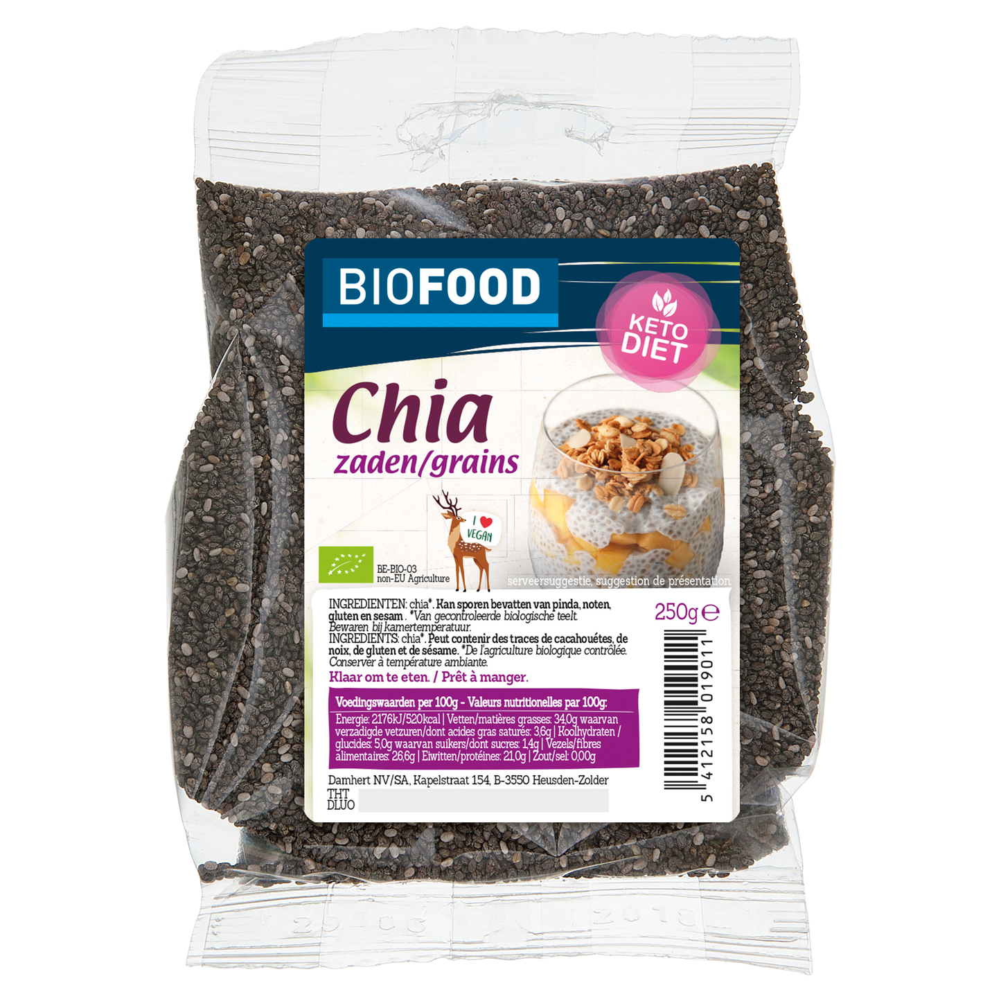 Damhert Biofood Chiazaden bio 250.00 Gram