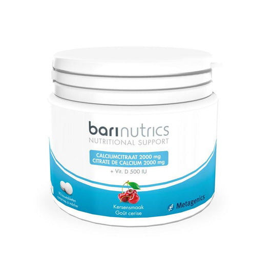 Barinutrics Calciumcitraat citrus 90 Tabletten - DrogistWereld