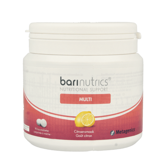 Barinutrics Multi citroen 90 Kauwtabletten - DrogistWereld