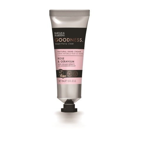 Baylis & Harding Hand cream goodness rose & geranium 75 Milliliter - DrogistWereld