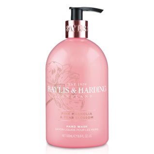 Baylis & Harding Hand wash pink magnolia & pear blossom 500 Milliliter - DrogistWereld