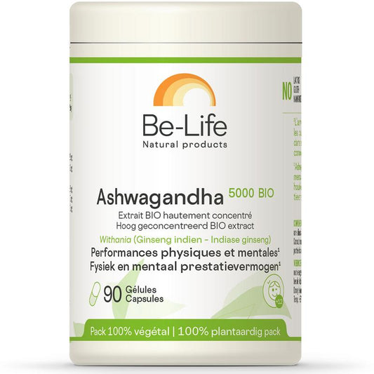 Be - Life Ashwagandha 5000 bio 90 Capsules - DrogistWereld