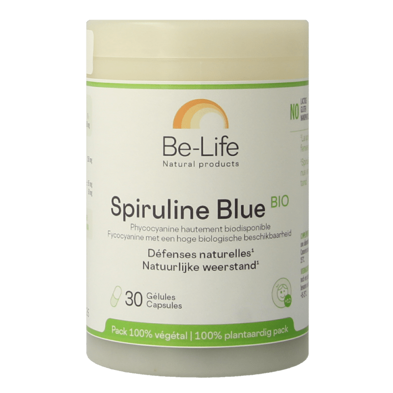 Be - Life Blauwe spirulina bio 30 Capsules - DrogistWereld