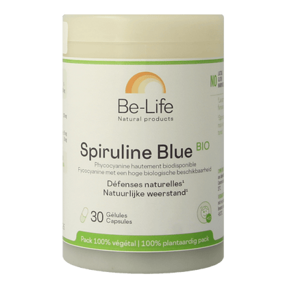 Be - Life Blauwe spirulina bio 30 Capsules - DrogistWereld