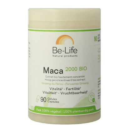 Be - Life Maca 2000 bio 90 Capsules - DrogistWereld