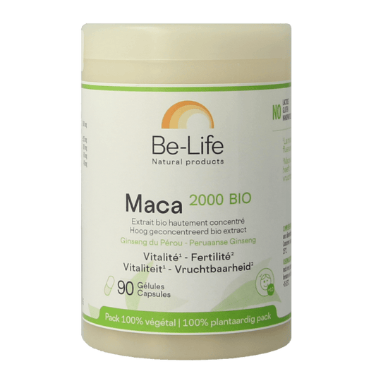 Be - Life Maca 2000 bio 90 Capsules - DrogistWereld