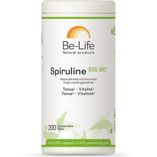 Be - Life Spiruline 500 bio 200 Tabletten - DrogistWereld