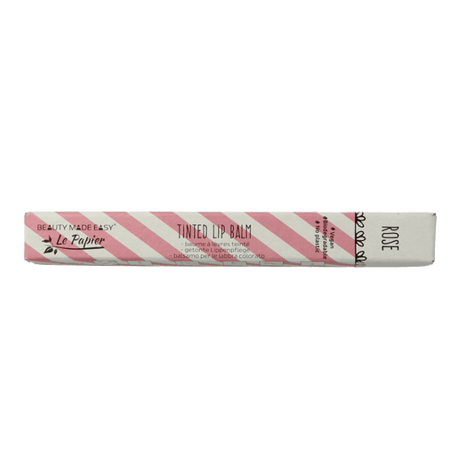 Beauty Made Easy Le papier lipbalm tinted rose 6 Gram - DrogistWereld