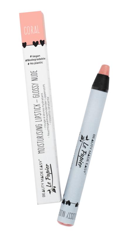 Beauty Made Easy Le papier moisturising lipstick coral 6 Gram - DrogistWereld