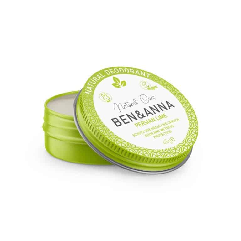 Ben & Anna Natural deodorant creme persian lime 45 Gram - DrogistWereld