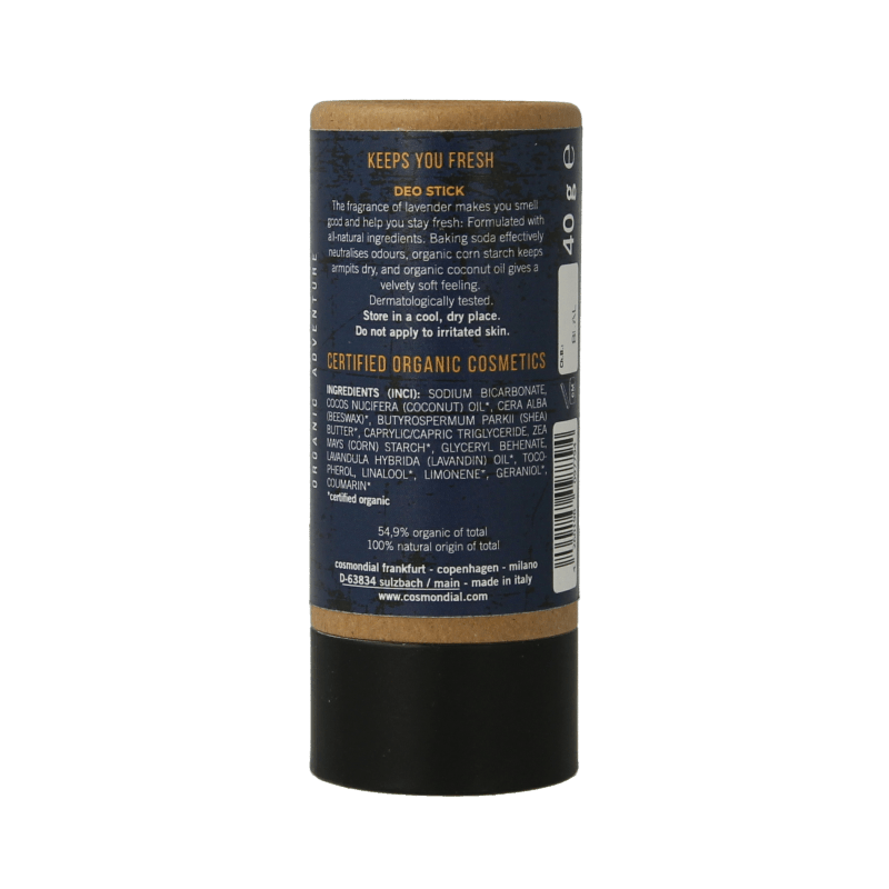 Benecos natural beauty Bio for men only deo stick 40 Gram - DrogistWereld
