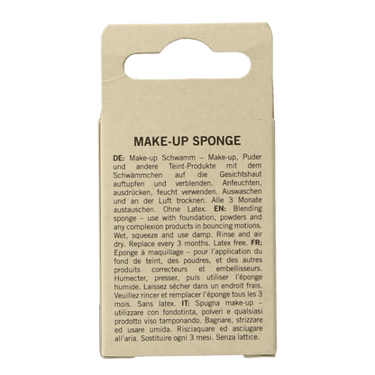 Benecos natural beauty Natural make - up sponge 1 Stuks - DrogistWereld