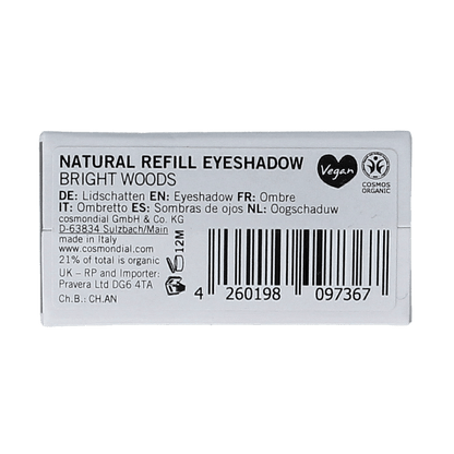 Benecos natural beauty Natural refill eyeshadow bright woods 1.5 Gram - DrogistWereld