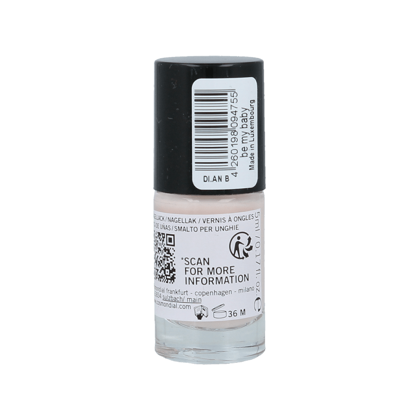 Benecos natural beauty Vegan nail polish be my baby 20 - free plantbased 5 Milliliter - DrogistWereld