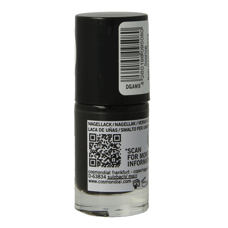 Benecos natural beauty Vegan nail polish licorice 20 - free plantbased 5 Milliliter - DrogistWereld