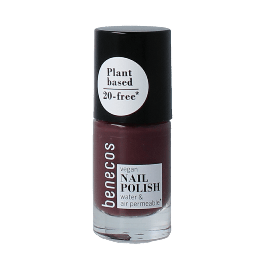 Benecos natural beauty Vegan nail polish sweet plum 20 - free plantbased 5 Milliliter - DrogistWereld