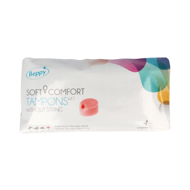 Beppy Soft+ comfort tampons wet 4 Stuks - DrogistWereld