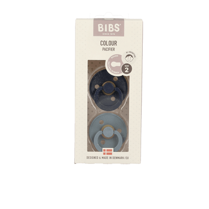 Bibs Fopspeen maat 2 deep space/petrol 2 pack 2 Stuks - DrogistWereld