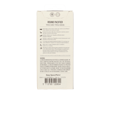 Bibs Fopspeen maat 2 deep space/petrol 2 pack 2 Stuks - DrogistWereld