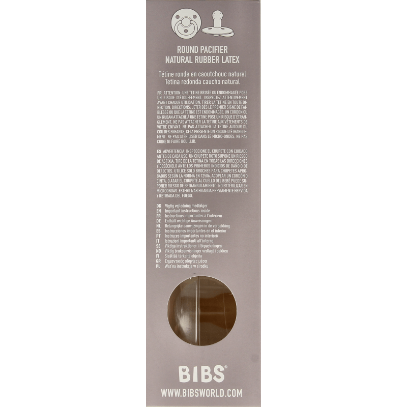 Bibs Fopspeen maat 2 woodchuck/blush 2 pack 2 Stuks - DrogistWereld