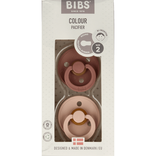 Bibs Fopspeen maat 2 woodchuck/blush 2 pack 2 Stuks - DrogistWereld