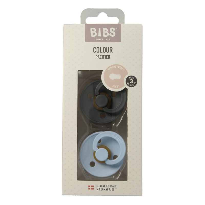 Bibs Fopspeen maat 3 baby blue 2 Stuks - DrogistWereld